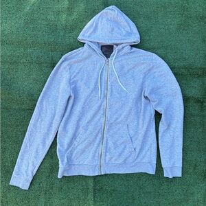 H&M Light Gray Zip-Up Men's Sweater